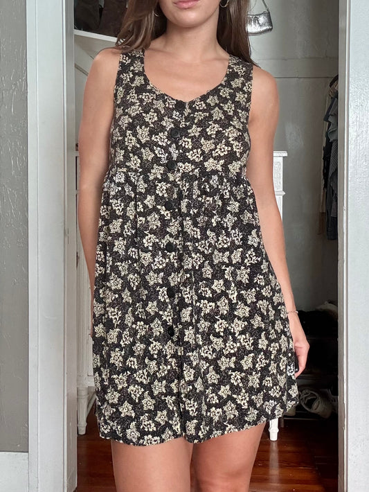 Button 90's Dress | Size S