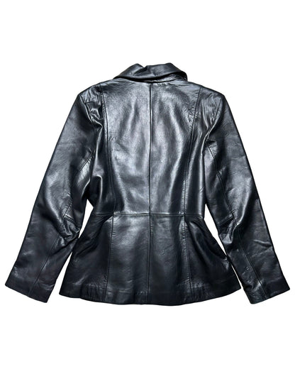 Siena Genuine Leather Blazer | Size M