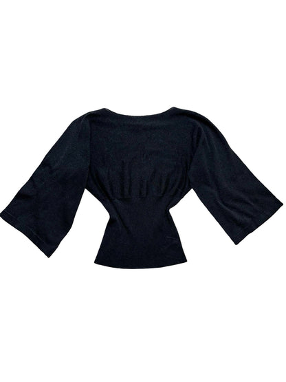 Silk 90’s Slouch Knit Top | Size S
