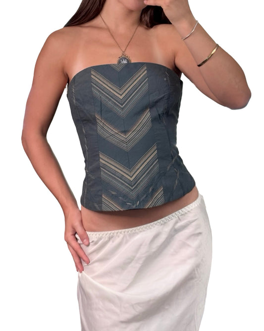 Printed 90's Corset | Size M