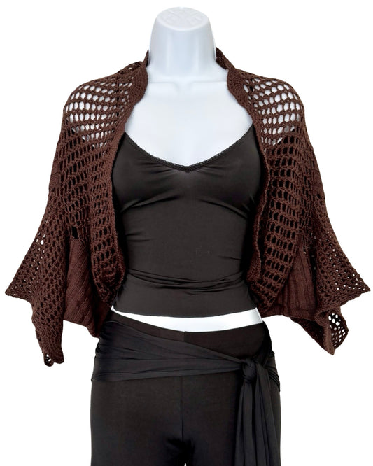 Joseph A 00's Crochet Shrug | Size XL