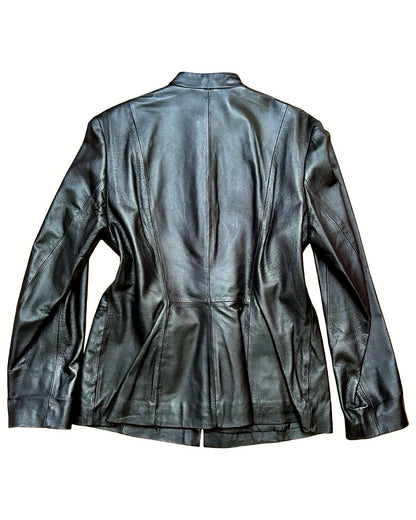 Newport News 90’s Leather Jacket | Size M