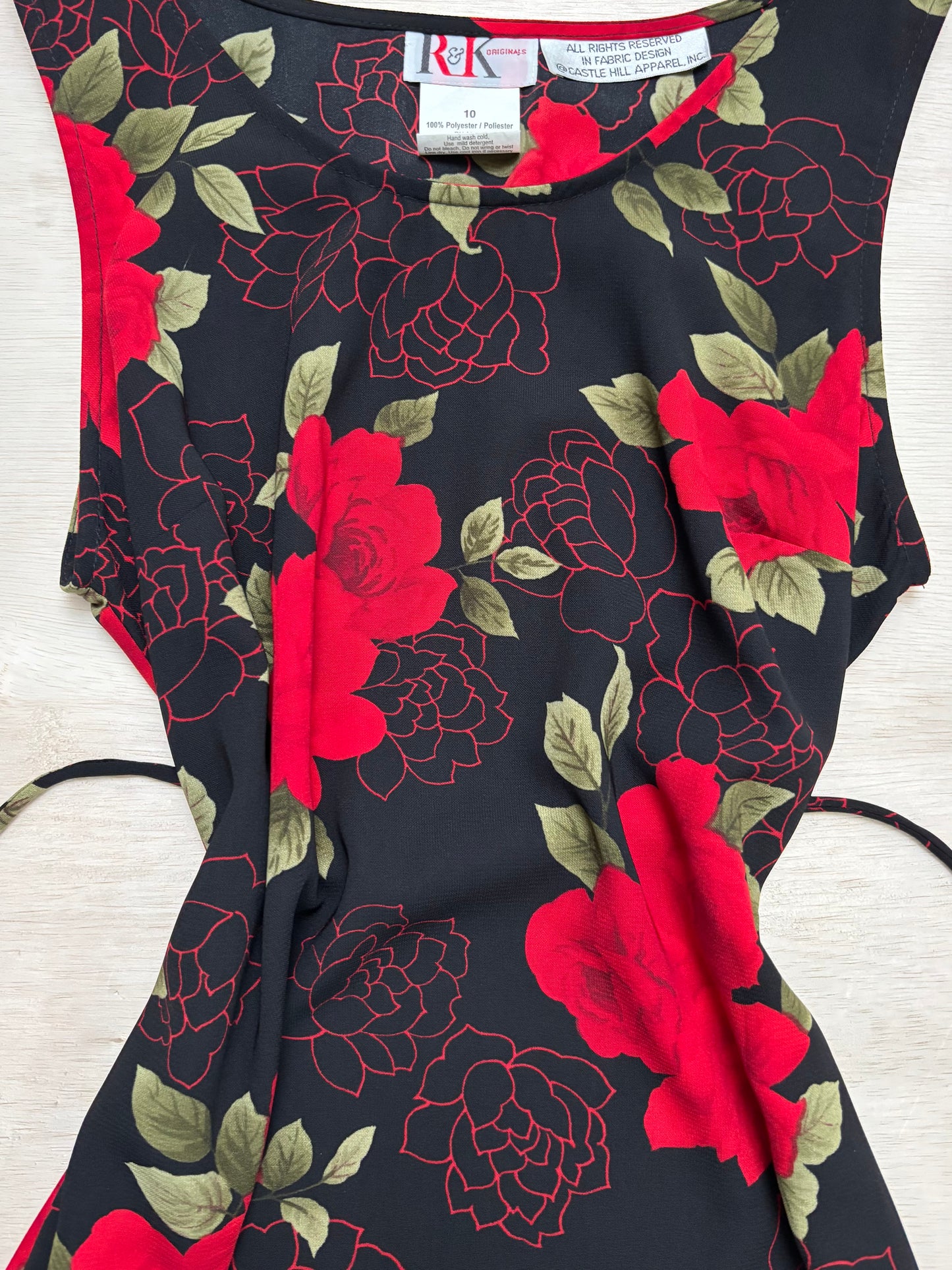Rose 90’s Tie Back Dress | Size M/L
