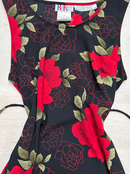 Rose 90’s Tie Back Dress | Size M/L