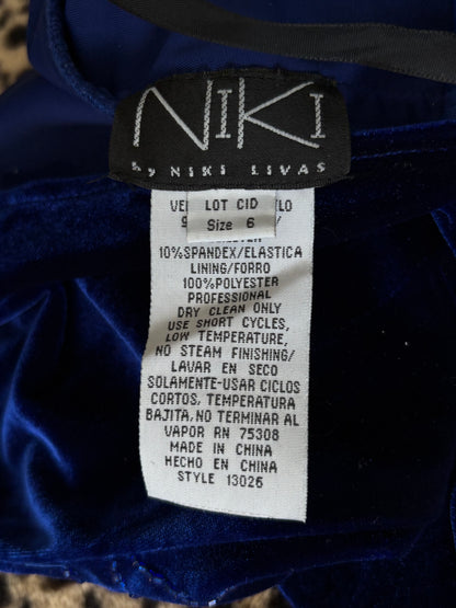 Niki 90's Beaded Maxi Dress | Size M