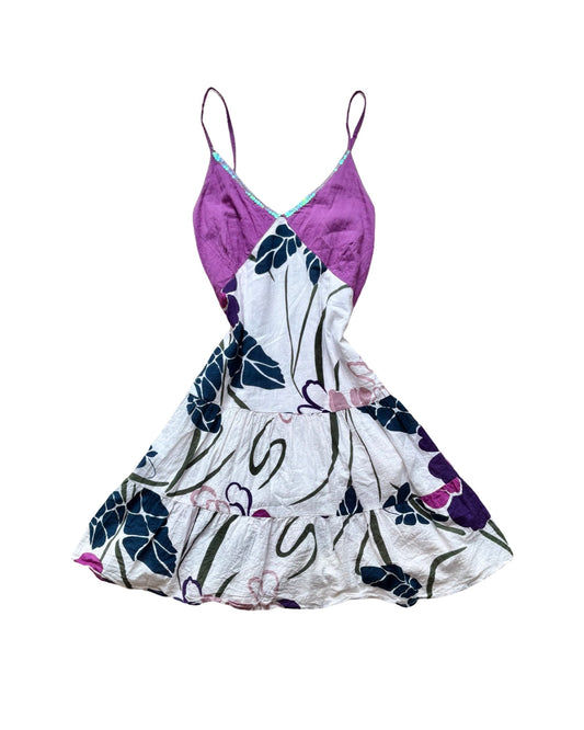 Tiered Y2K Mini Dress | Size M