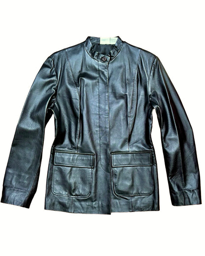 Newport News 90’s Leather Jacket | Size M