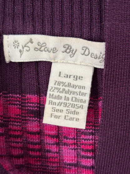 Striped 00's Tie Back Knit | Size L