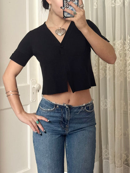 Y2K Button Knit | Size S