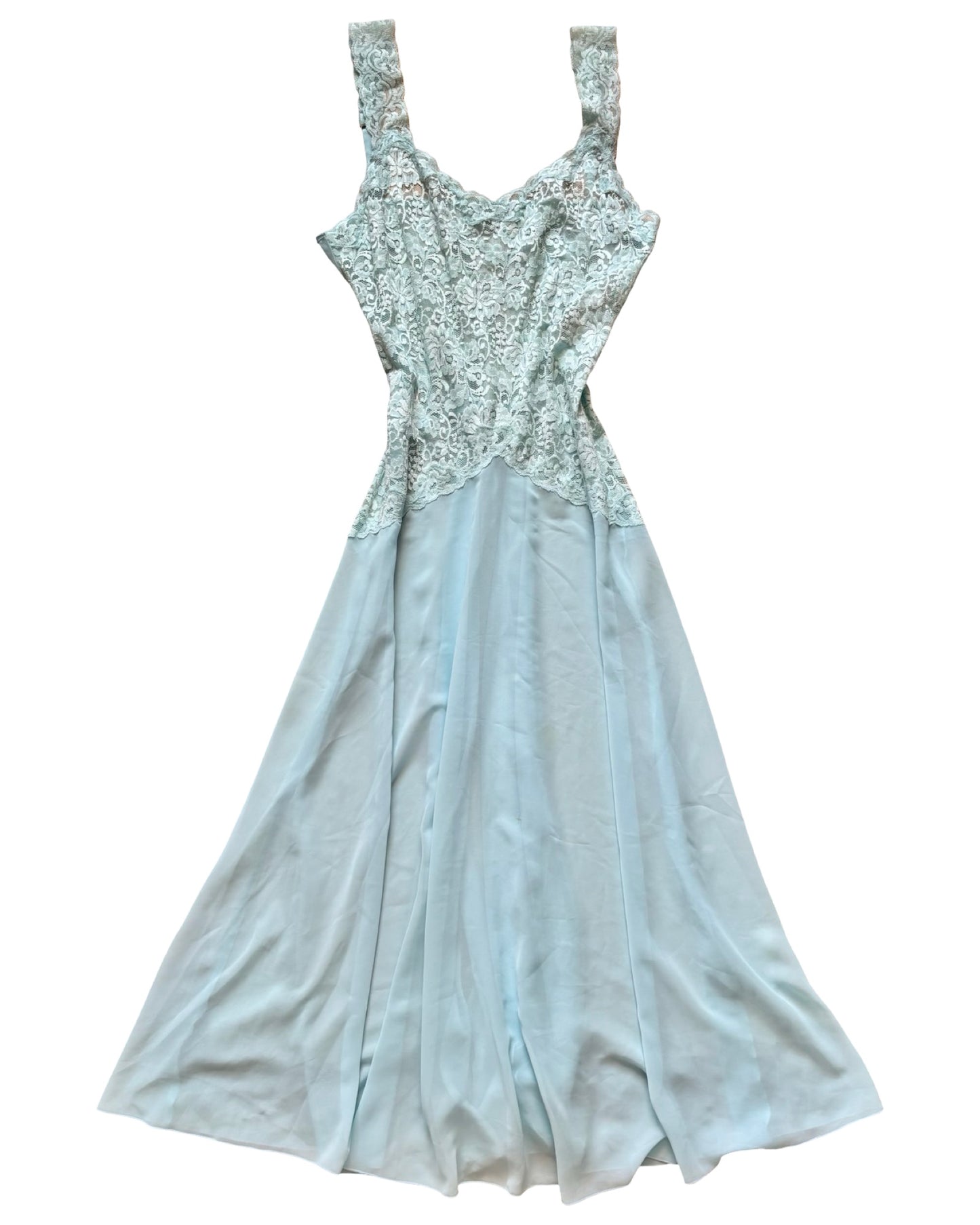 Delicates 80’s Blue Slip | Size M