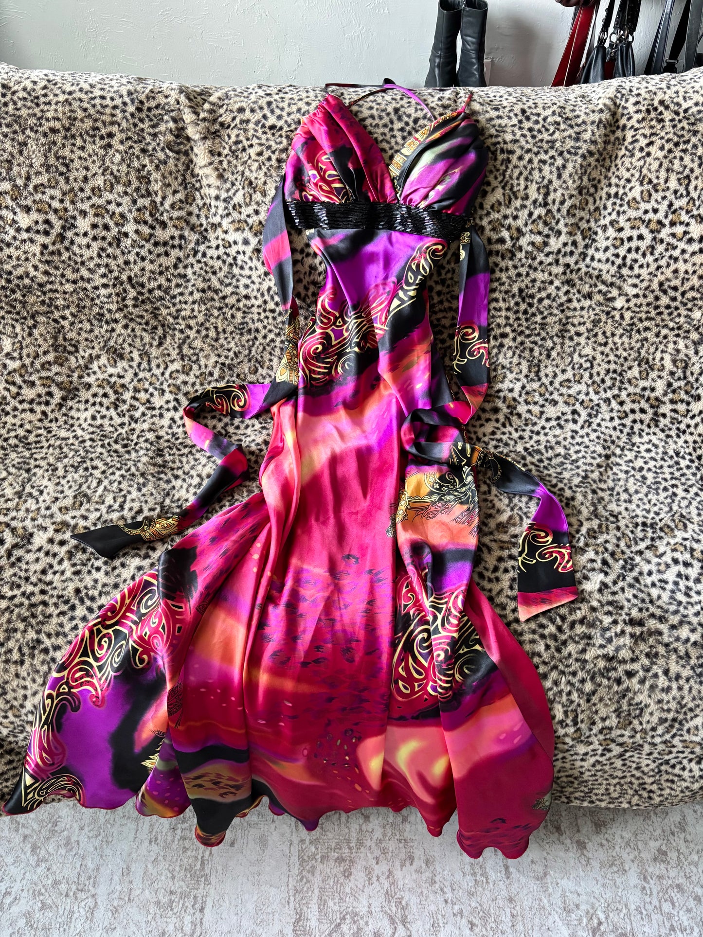 B.Darlin 00's Backless Dress | Size S