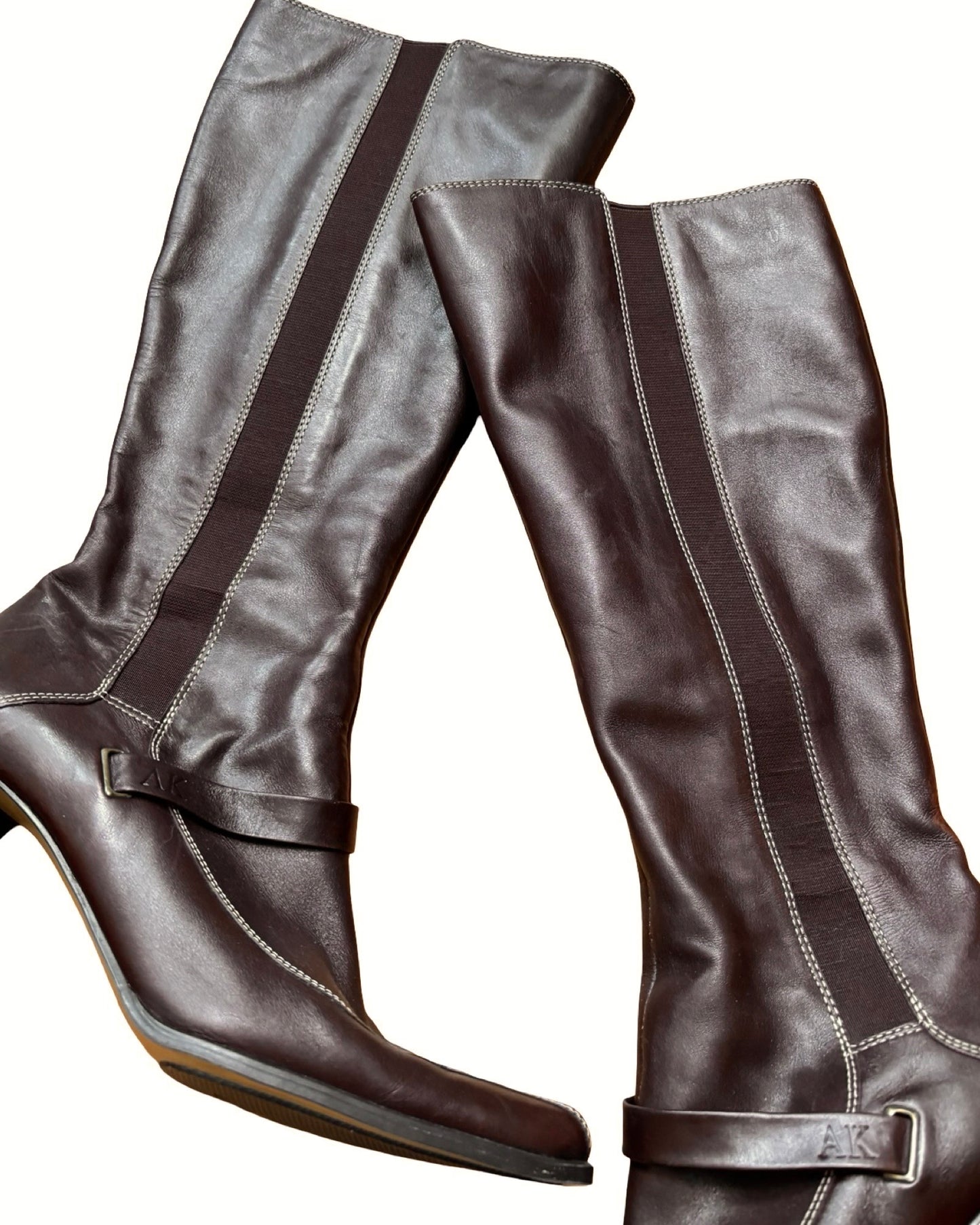 Anne Klein 90's Leather Boot | Size 7