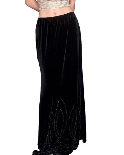 Caliendo 90's Beaded Skirt | Size 28" Waist