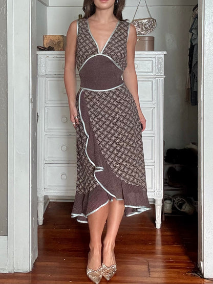 Tie Back 00's Dress | Size M