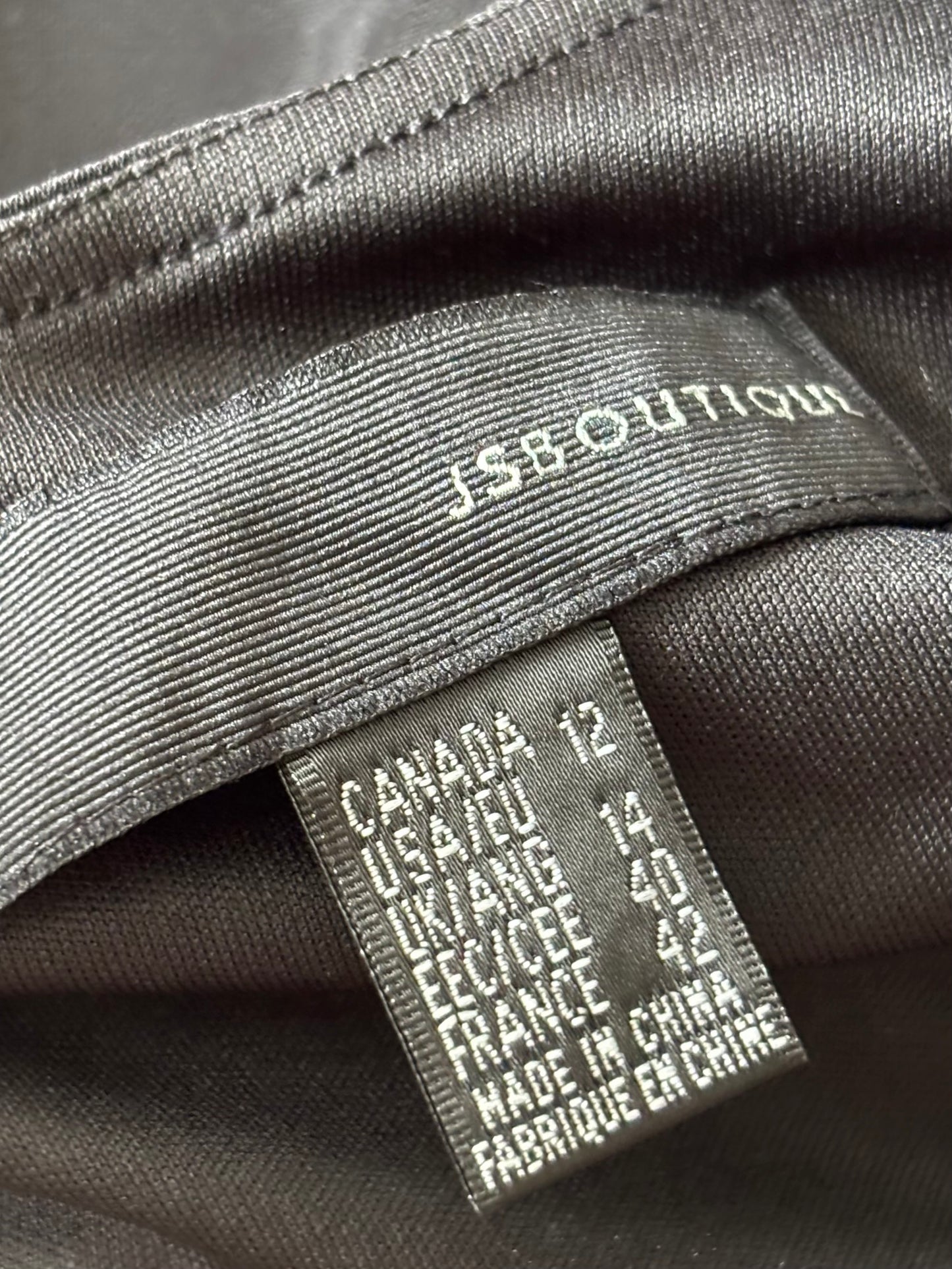 JS Beaded 90's Asymmetric Dress | Size L