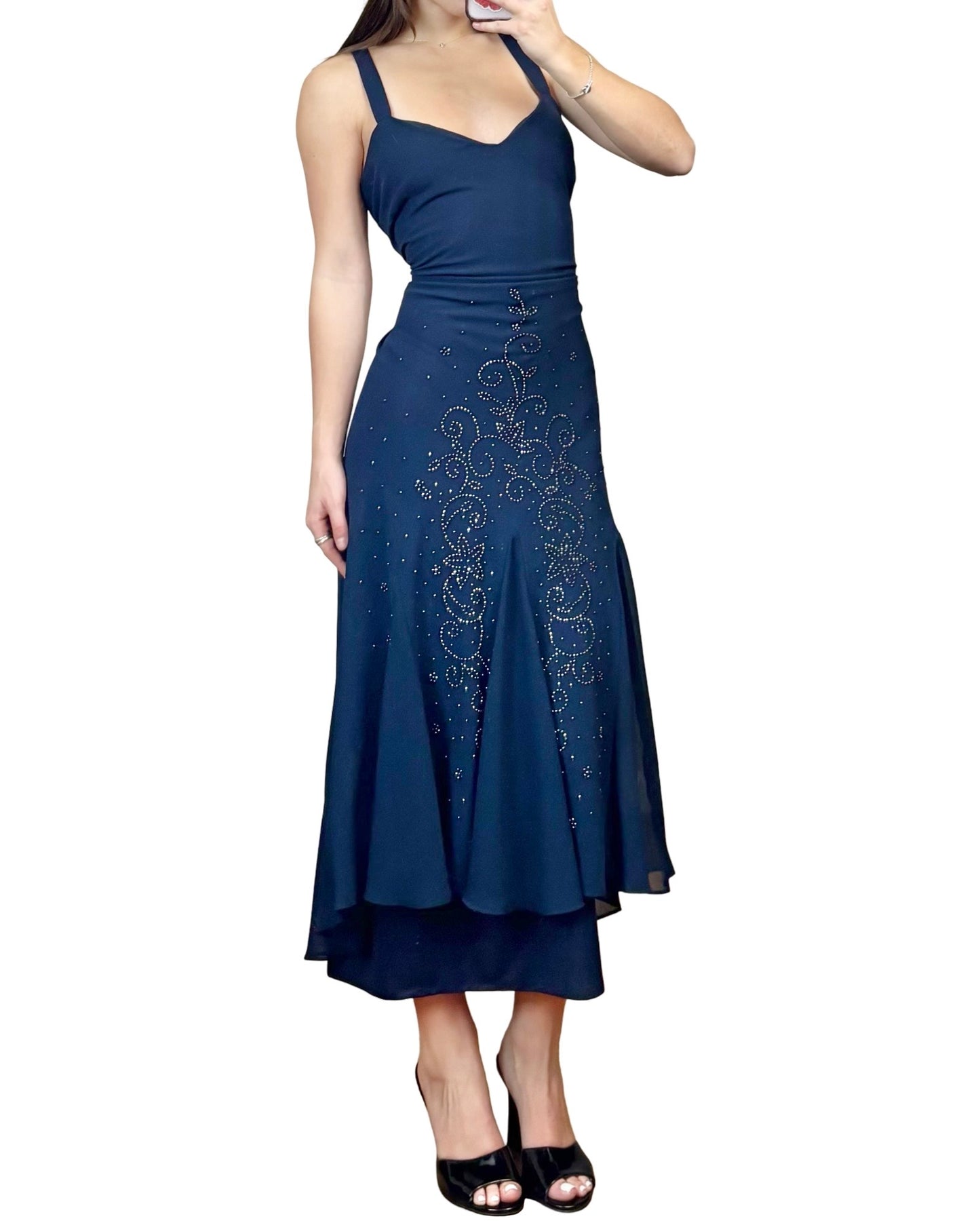 R&M Beaded 90's Dress | Size XL