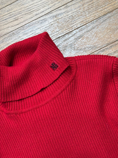 Ralph Lauren 90's Embroidered Knit | Size XS