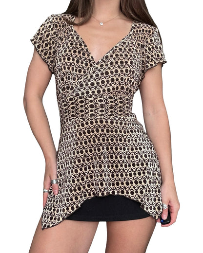 Cocomo 00's Tie Back Top | Size M