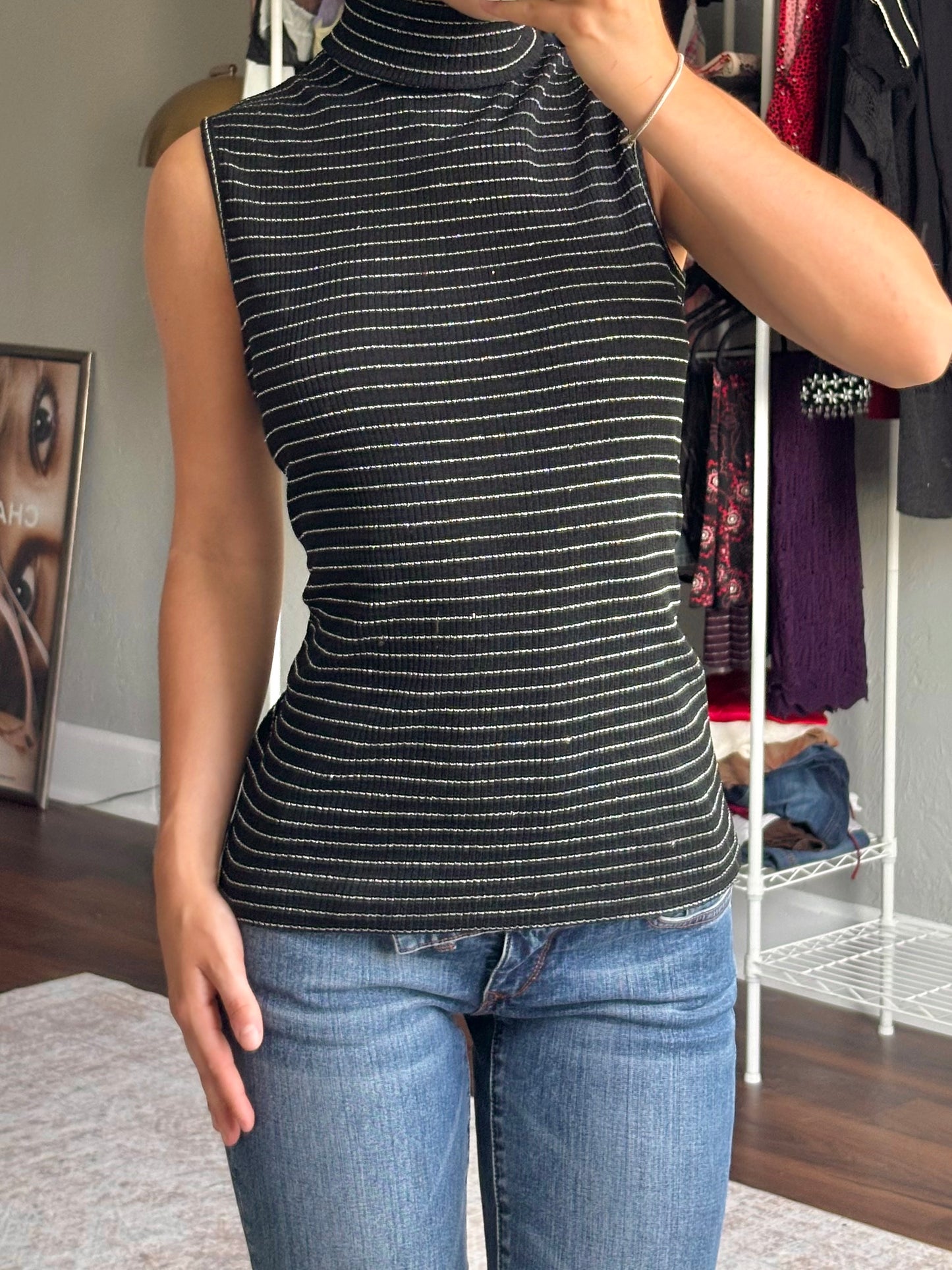 Campus Casuals 70's Knit Top | Size M