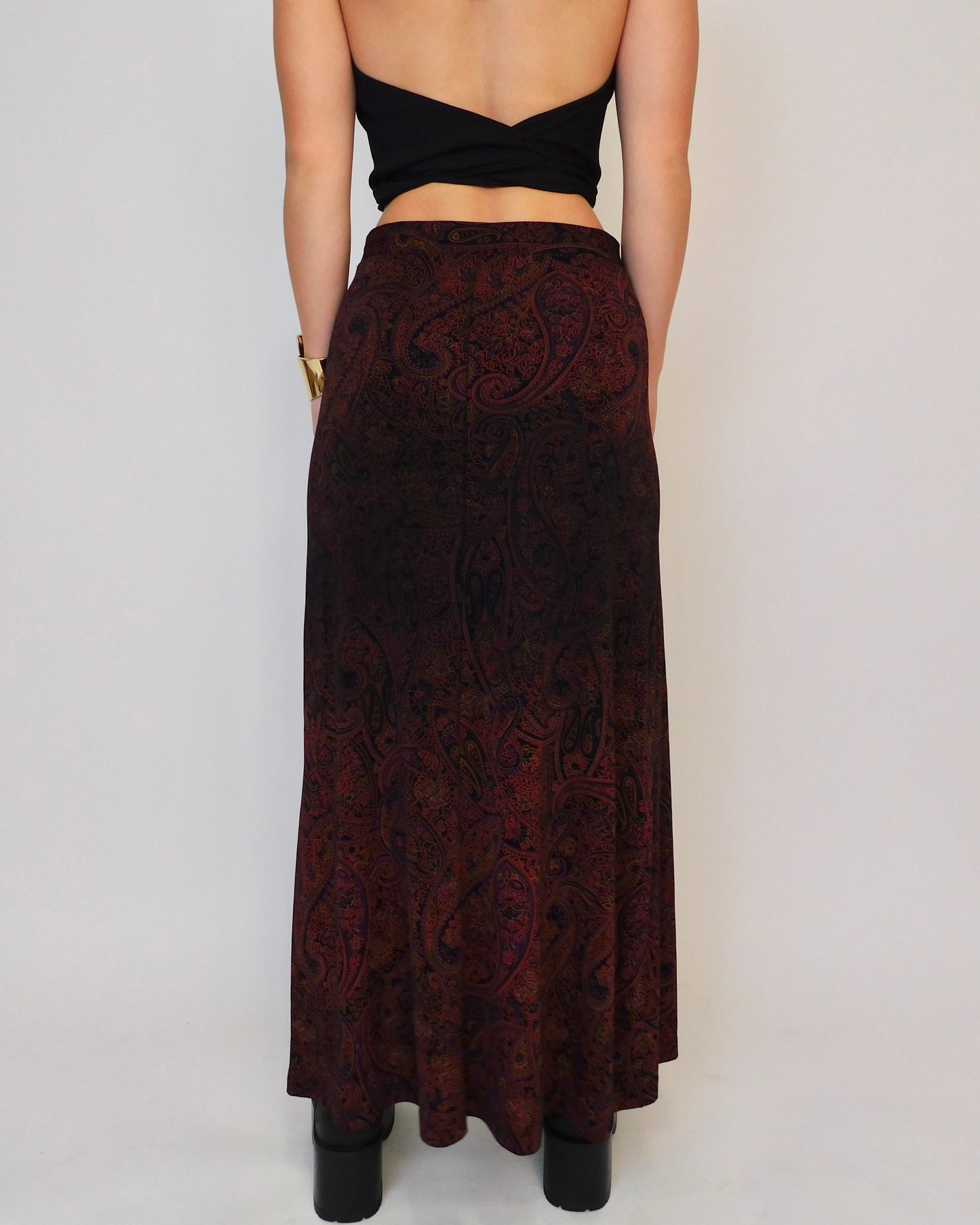 90’s Slinky Maxi Skirt | Size L