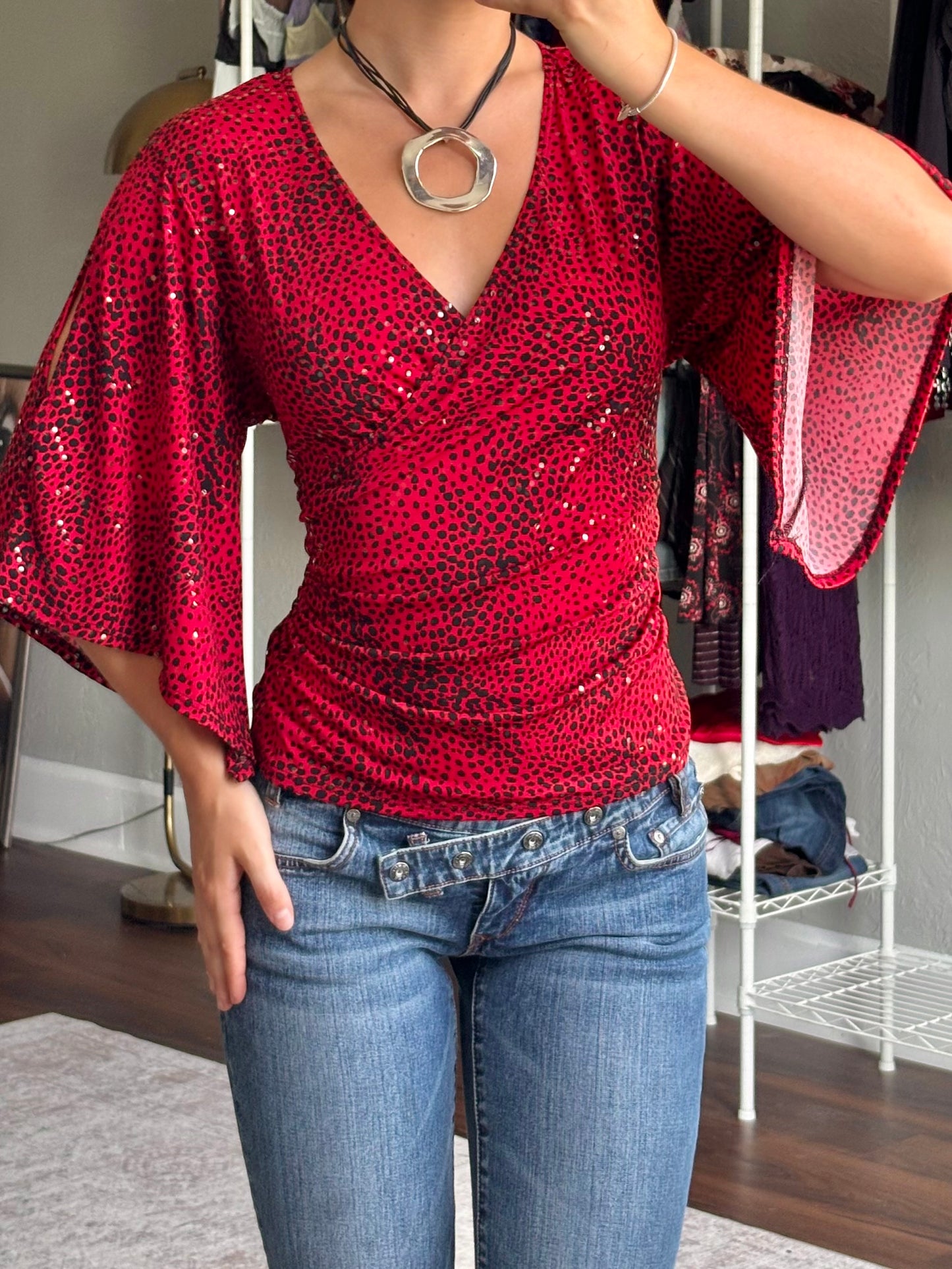 MSK 00's Batwing Top | Size L
