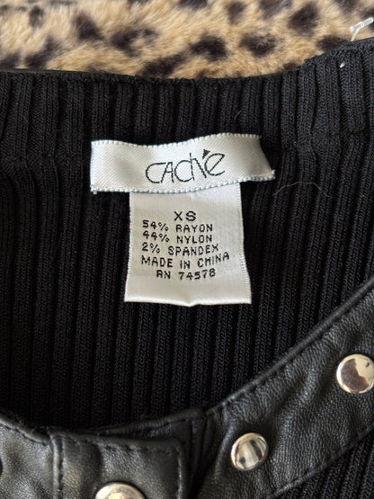 Caché 90's Button Knit | Size XS