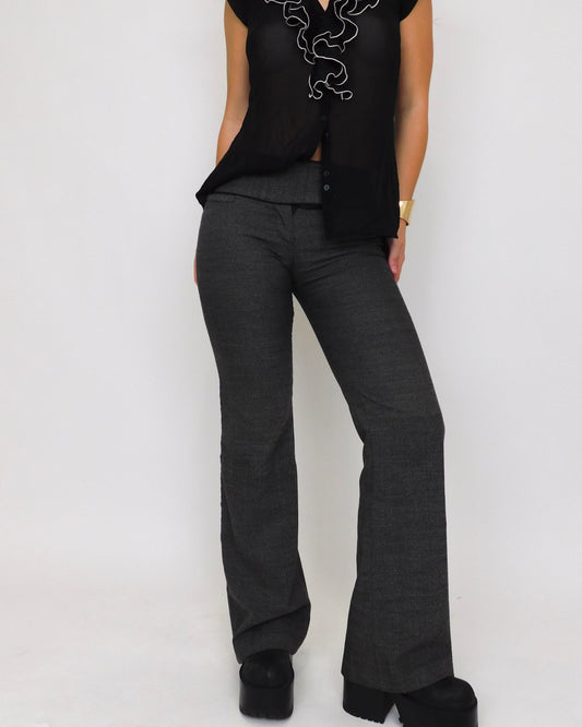 Y2K Wide Leg Trousers | Size 1