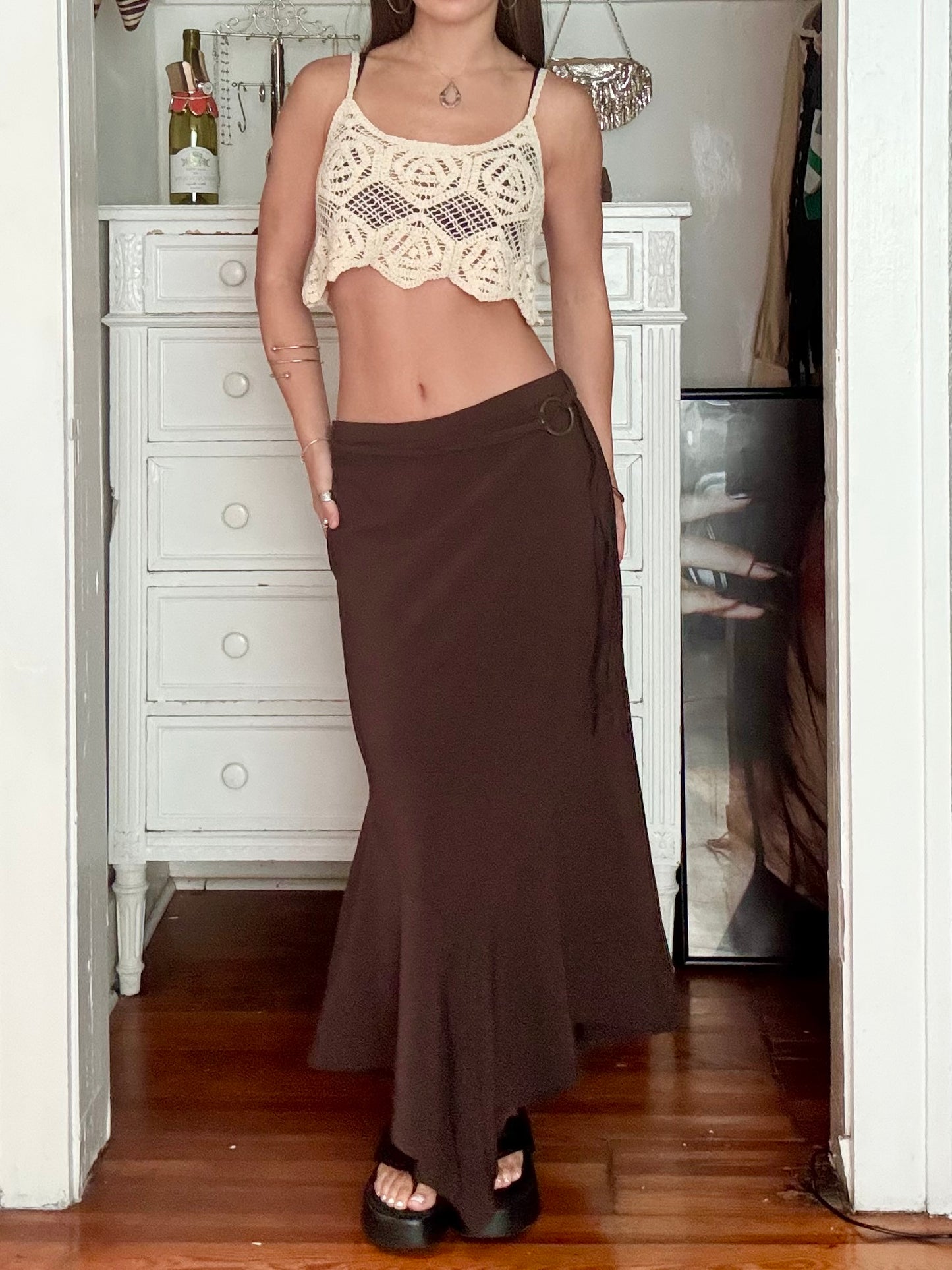 Belted 00's Skirt | Size 34" Waist