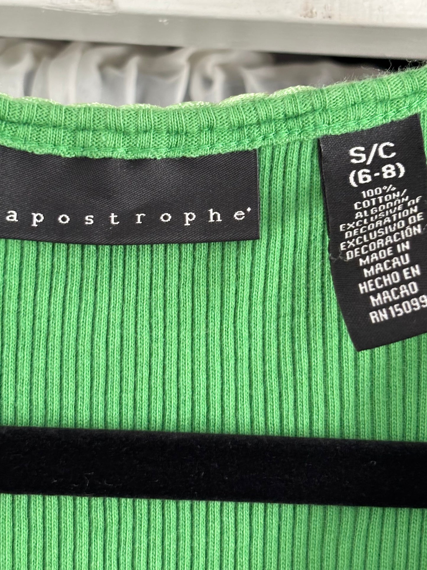 Apostrophe 00's Beaded Tank Top | Size S