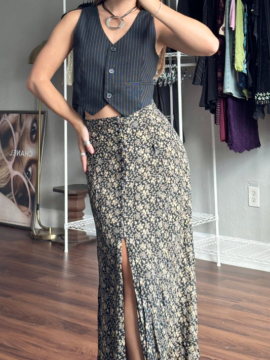 Express 90's Button Skirt | Size 24" Waist
