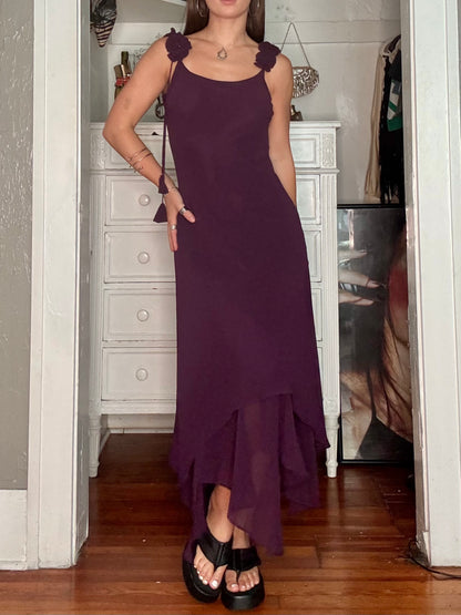 Floral Embellished 00's Dress | Size 4