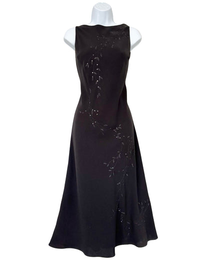 Jones NY 90's Mesh Beaded Dress | Size 10