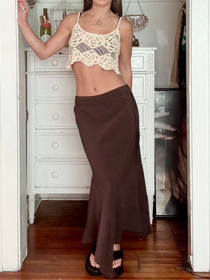 Belted 00's Skirt | Size 34" Waist