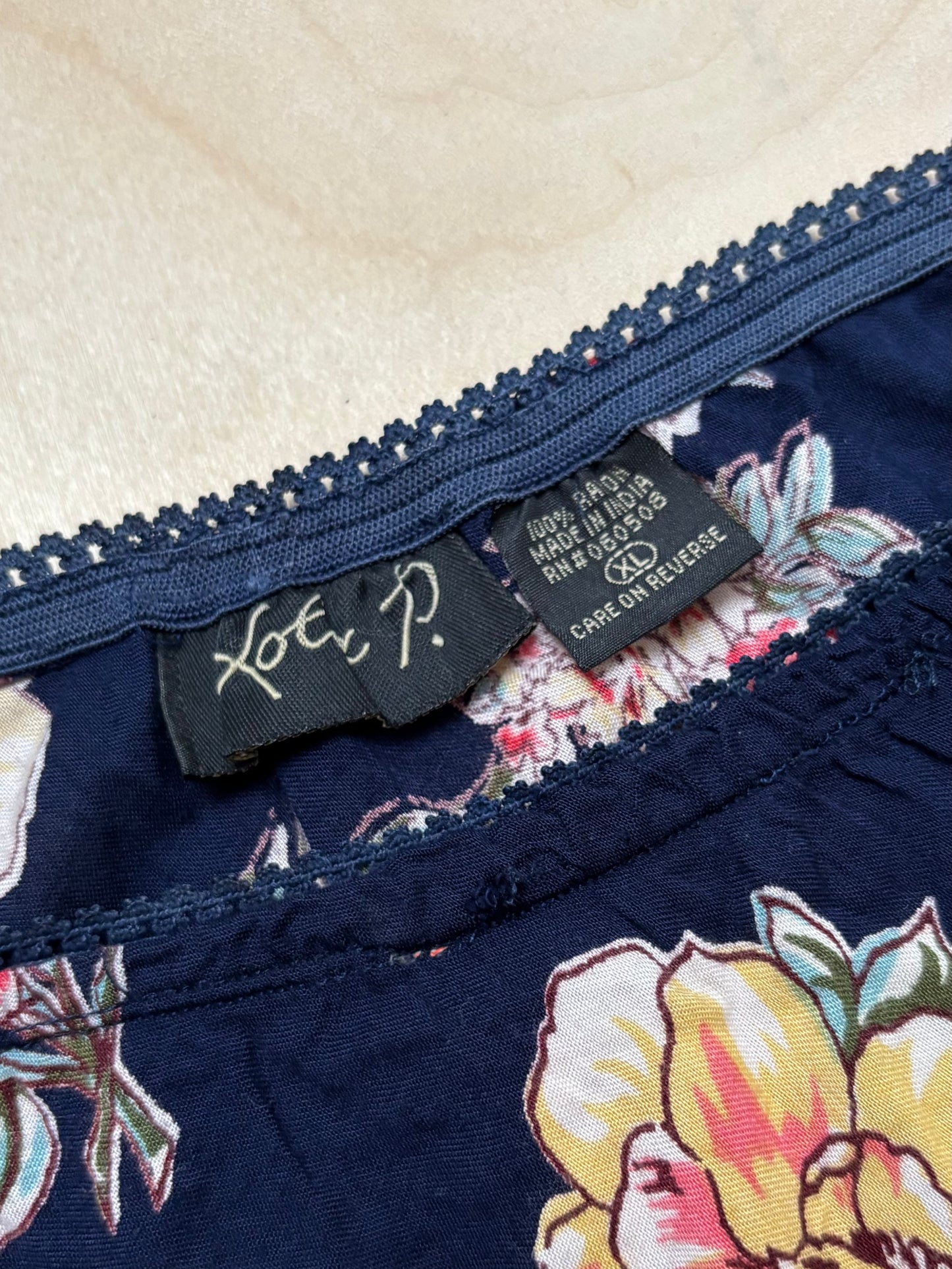 Floral 00’s Maxi Skirt | 32” waist