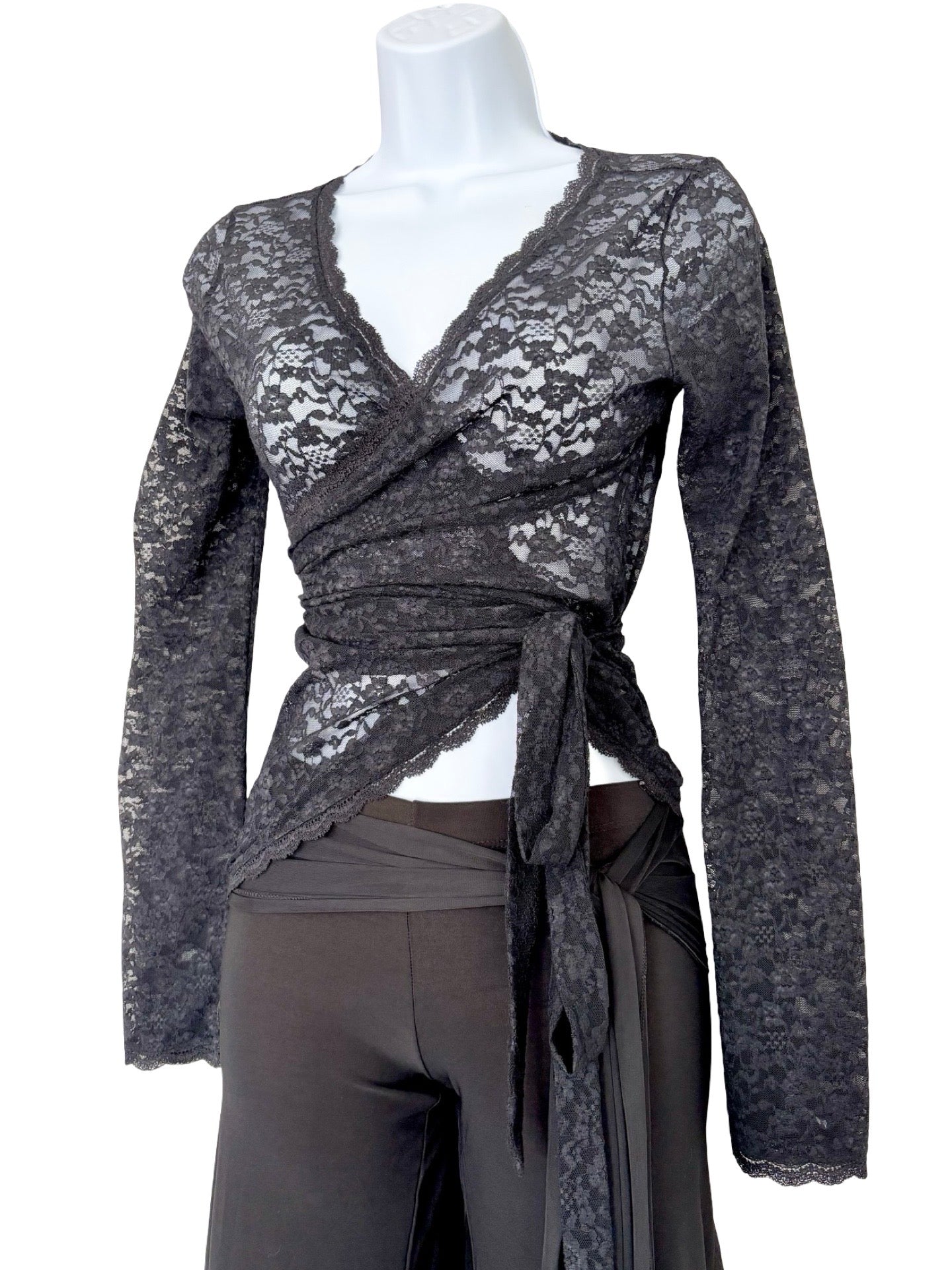 Victoria's Secret 00's Nylon Wrap Top | Size XS