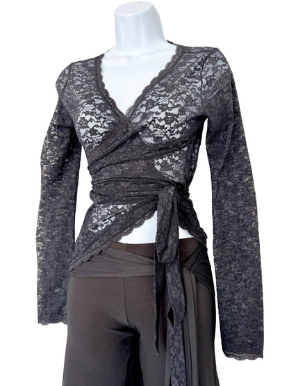 Victoria's Secret 00's Nylon Wrap Top | Size XS