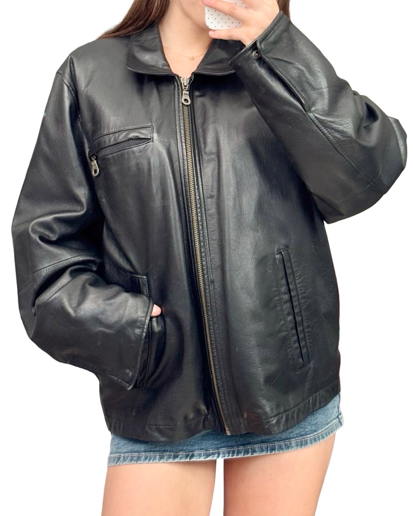 Wilsons 90’s Leather Jacket | Size M