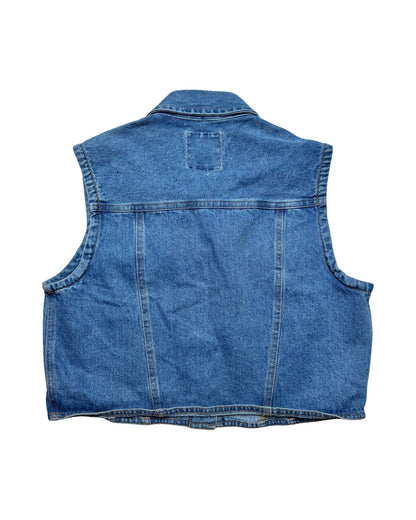 Andrew’s Blues 90’s Denim Vest | Size XS/S