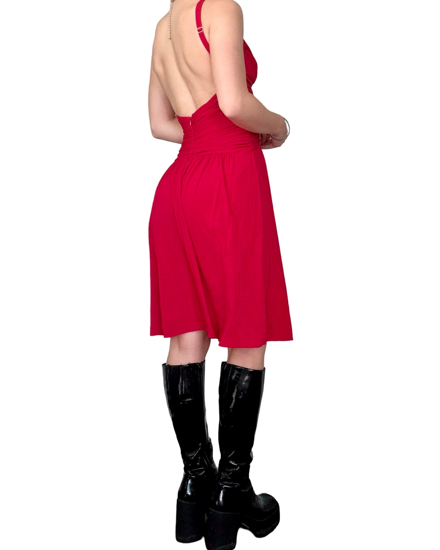 BCBG 00's Ruched Dress | Size S