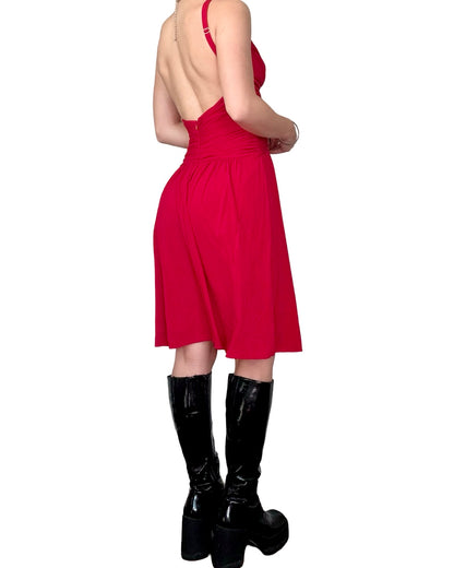 BCBG 00's Ruched Dress | Size S