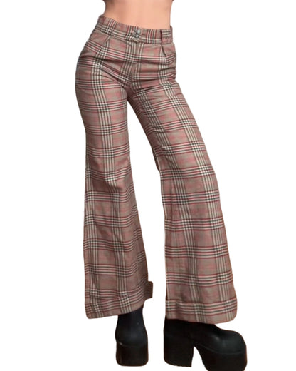 Plaid 70’s Pant | Size 28” Waist