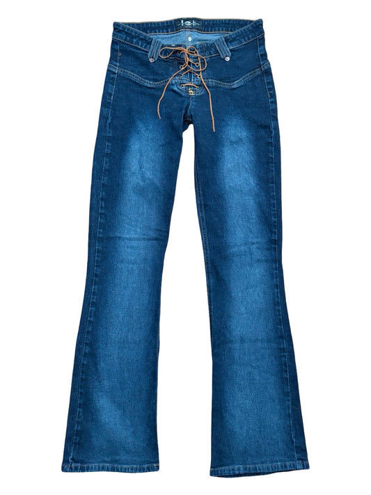 L.e.i 00’s Lace Up Flare Denim | Size 3