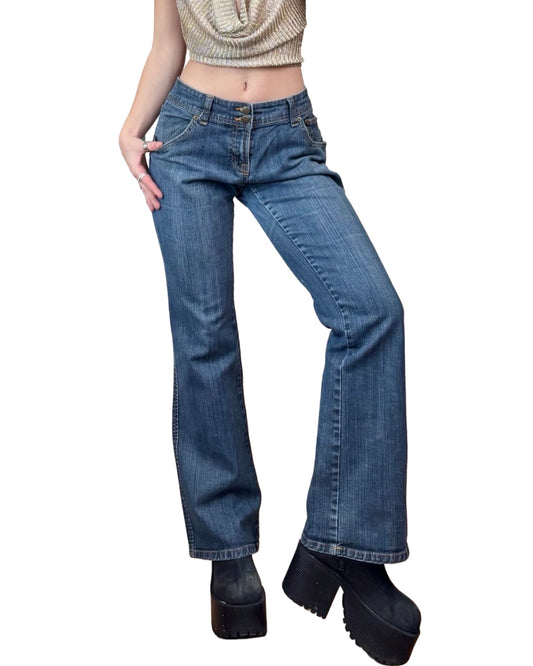 Dear 00's Wide Leg Denim | Size 32” Waist