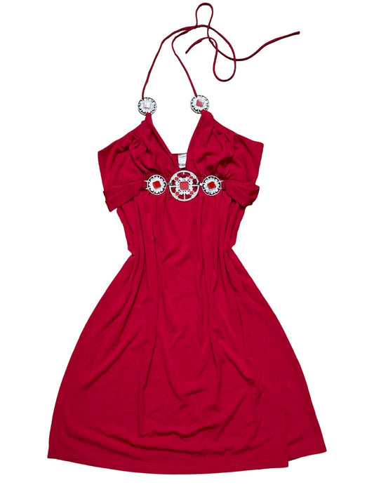 Topaz 00’s Halter Dress | Size S
