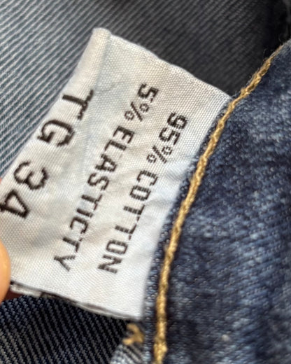 Contrast Denim Maxi | Size 34” waist