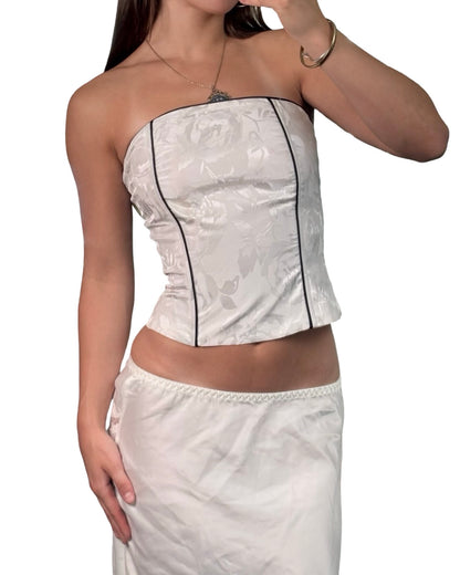 Floral 90's Corset | Size XS