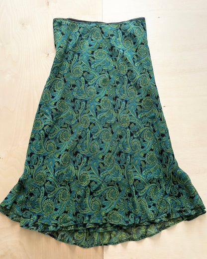 Style&Co 90’s Green Paisley Skirt | Size 36”-40” waist