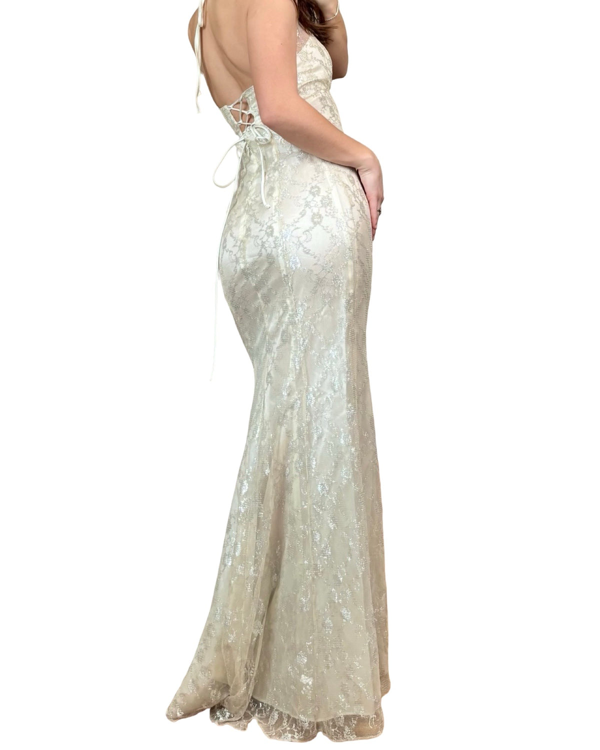 Zum Zum 90's Lace Maxi Dress | Size 7