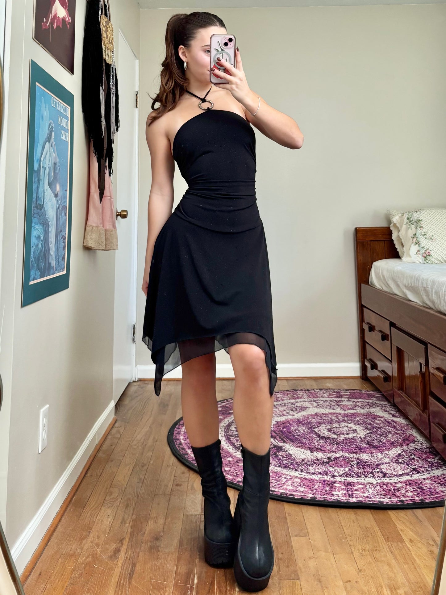 XOXO 00's Asymmetric Dress | Size M