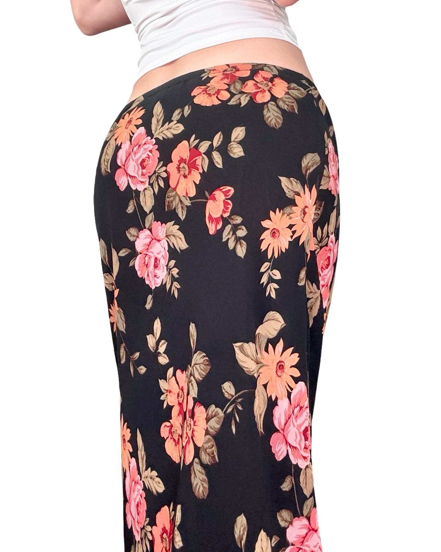 Adriana Papéll 90's 100% Silk Skirt | 28" Waist